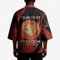 Personalized Proud to Honor Montford Point Marines Kimono Freedom Is Not Free - Red