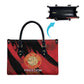 Proud to Honor Montford Point Marines Leather Bag Freedom Is Not Free - Red