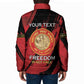 Personalized Proud to Honor Montford Point Marines Padded Jacket Freedom Is Not Free - Red