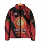 Personalized Proud to Honor Montford Point Marines Padded Jacket Freedom Is Not Free - Red