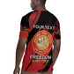 Personalized Honoring the First Black Marines Rugby Jersey Montford Point Heroes - Red - African Pride