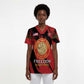 Personalized Honoring the First Black Marines Scrub Top Montford Point Heroes - Red - African Pride