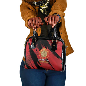 Honoring the First Black Marines Shoulder Handbag Montford Point Heroes - Red - African Pride