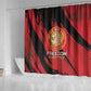 Honoring the First Black Marines Shower Curtain Montford Point Heroes - Red - African Pride
