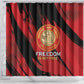 Honoring the First Black Marines Shower Curtain Montford Point Heroes - Red - African Pride