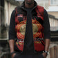 Personalized Proud to Honor Montford Point Marines Sleeveless Puffer Jacket Freedom Is Not Free - Red