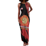 Personalized Honoring the First Black Marines Tank Maxi Dress Montford Point Heroes - Red - African Pride