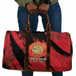 Proud to Honor Montford Point Marines Travel Bag Freedom Is Not Free - Red