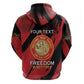 Personalized Honoring the First Black Marines Zip Hoodie Montford Point Heroes - Red - African Pride