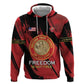 Personalized Honoring the First Black Marines Zip Hoodie Montford Point Heroes - Red - African Pride