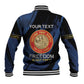 Personalized Honoring the First Black Marines Baseball Jacket Montford Point Heroes - Blue - African Pride