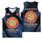 Personalized Honoring the First Black Marines Basketball Jersey Montford Point Heroes - Blue - African Pride