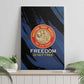 Honoring the First Black Marines Canvas Wall Art Montford Point Heroes - Blue - African Pride