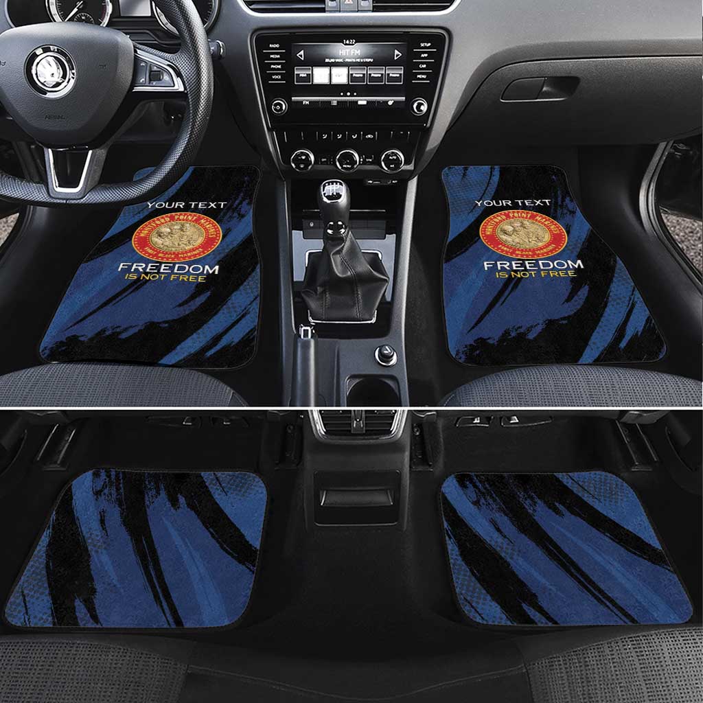 Personalized Honoring the First Black Marines Car Mats Montford Point Heroes - Blue - African Pride