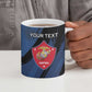 Personalized Proud to Honor Montford Point Marines Ceramic Mug Freedom Is Not Free - Blue