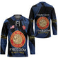 Personalized Proud to Honor Montford Point Marines Hockey Jersey Freedom Is Not Free - Blue