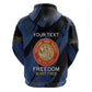 Personalized Honoring the First Black Marines Hoodie Montford Point Heroes - Blue - African Pride