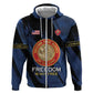 Personalized Honoring the First Black Marines Hoodie Montford Point Heroes - Blue - African Pride