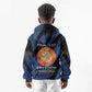 Personalized Honoring the First Black Marines Kid Hoodie Montford Point Heroes - Blue - African Pride