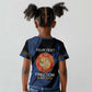 Personalized Honoring the First Black Marines Kid T shirt Montford Point Heroes - Blue - African Pride