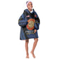Personalized Honoring the First Black Marines Kid Wearable Blanket Hoodie Montford Point Heroes - Blue - African Pride