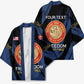 Personalized Proud to Honor Montford Point Marines Kimono Freedom Is Not Free - Blue