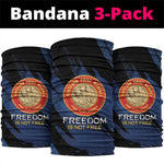 Honoring the First Black Marines Neck Gaiter Montford Point Heroes - Blue - African Pride