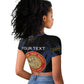 Personalized Honoring the First Black Marines Raglan Cropped T shirt Montford Point Heroes - Blue - African Pride