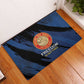 Honoring the First Black Marines Rubber Doormat Montford Point Heroes - Blue - African Pride