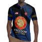 Personalized Honoring the First Black Marines Rugby Jersey Montford Point Heroes - Blue - African Pride