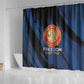 Honoring the First Black Marines Shower Curtain Montford Point Heroes - Blue - African Pride