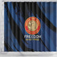 Honoring the First Black Marines Shower Curtain Montford Point Heroes - Blue - African Pride