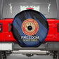 Honoring the First Black Marines Spare Tire Cover Montford Point Heroes - Blue - African Pride