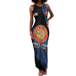 Personalized Honoring the First Black Marines Tank Maxi Dress Montford Point Heroes - Blue - African Pride