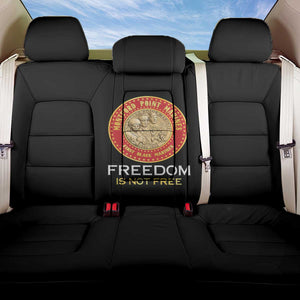 Honoring the First Black Marines Back Car Seat Cover Montford Point Heroes - Black - African Pride