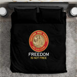 Honoring the First Black Marines Bedding Set Montford Point Heroes - Black - African Pride