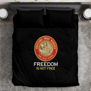 Honoring the First Black Marines Bedding Set Montford Point Heroes - Black - African Pride