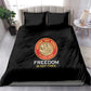 Honoring the First Black Marines Bedding Set Montford Point Heroes - Black - African Pride