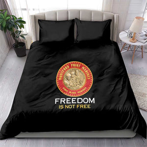 Honoring the First Black Marines Bedding Set Montford Point Heroes - Black - African Pride