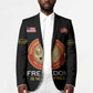 Personalized Proud to Honor Montford Point Marines Blazer Freedom Is Not Free - Black