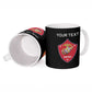 Personalized Proud to Honor Montford Point Marines Ceramic Mug Freedom Is Not Free - Black