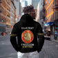 Personalized Honoring the First Black Marines Hoodie Montford Point Heroes - Black - African Pride