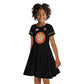 Personalized Honoring the First Black Marines Kid Short Sleeve Dress Montford Point Heroes - Black - African Pride