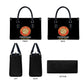 Proud to Honor Montford Point Marines Leather Bag Freedom Is Not Free - Black