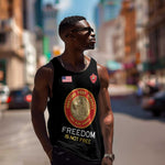 Personalized Honoring the First Black Marines Men Tank Top Montford Point Heroes - Black - African Pride