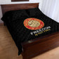 Honoring the First Black Marines Quilt Bed Set Montford Point Heroes - Black - African Pride