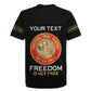 Personalized Honoring the First Black Marines Rugby Jersey Montford Point Heroes - Black - African Pride