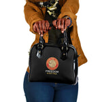 Honoring the First Black Marines Shoulder Handbag Montford Point Heroes - Black - African Pride