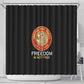 Honoring the First Black Marines Shower Curtain Montford Point Heroes - Black - African Pride
