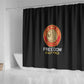 Honoring the First Black Marines Shower Curtain Montford Point Heroes - Black - African Pride